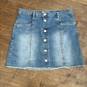 Wonder Nation Blue Casual A-Line Mini Skirt